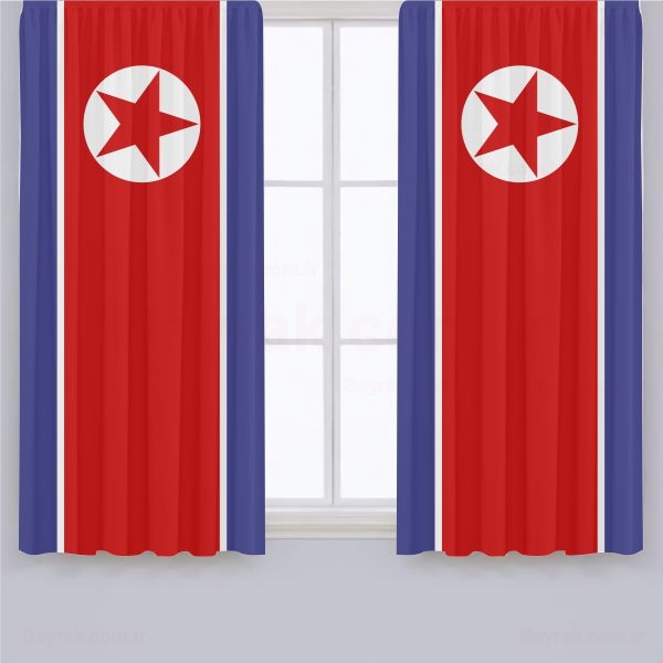 Kuzey Kore Saten Gnelik Perde