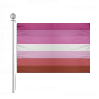 Lesbian Pride Pink Bayrak
