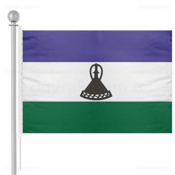 Lesotho Bayrak Lesotho Bayra
