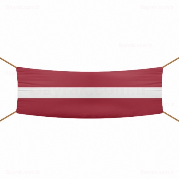 Letonya Afi ve Pankartlar