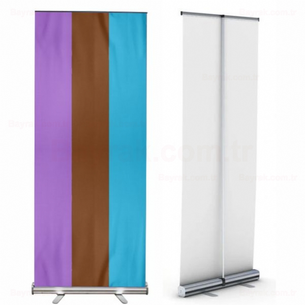 Lgbt Androsexual Roll Up Banner
