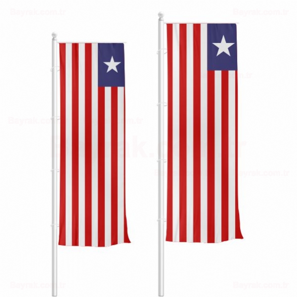 Liberya Dikey Çekilen Bayrak