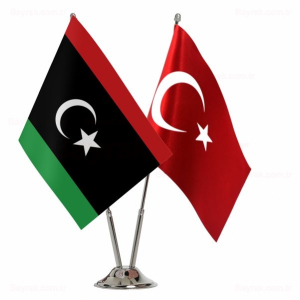 Libya 2 li Masa Bayrak