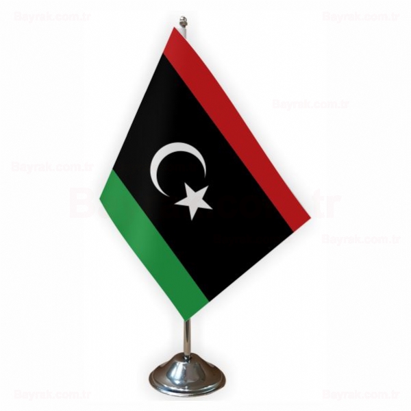 Libya Tekli Masa Bayrak