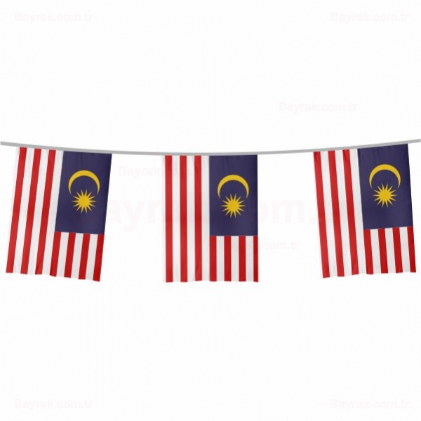 Malezya pe Dizili Bayrak