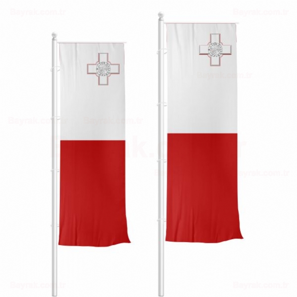 Malta Dikey Çekilen Bayrak