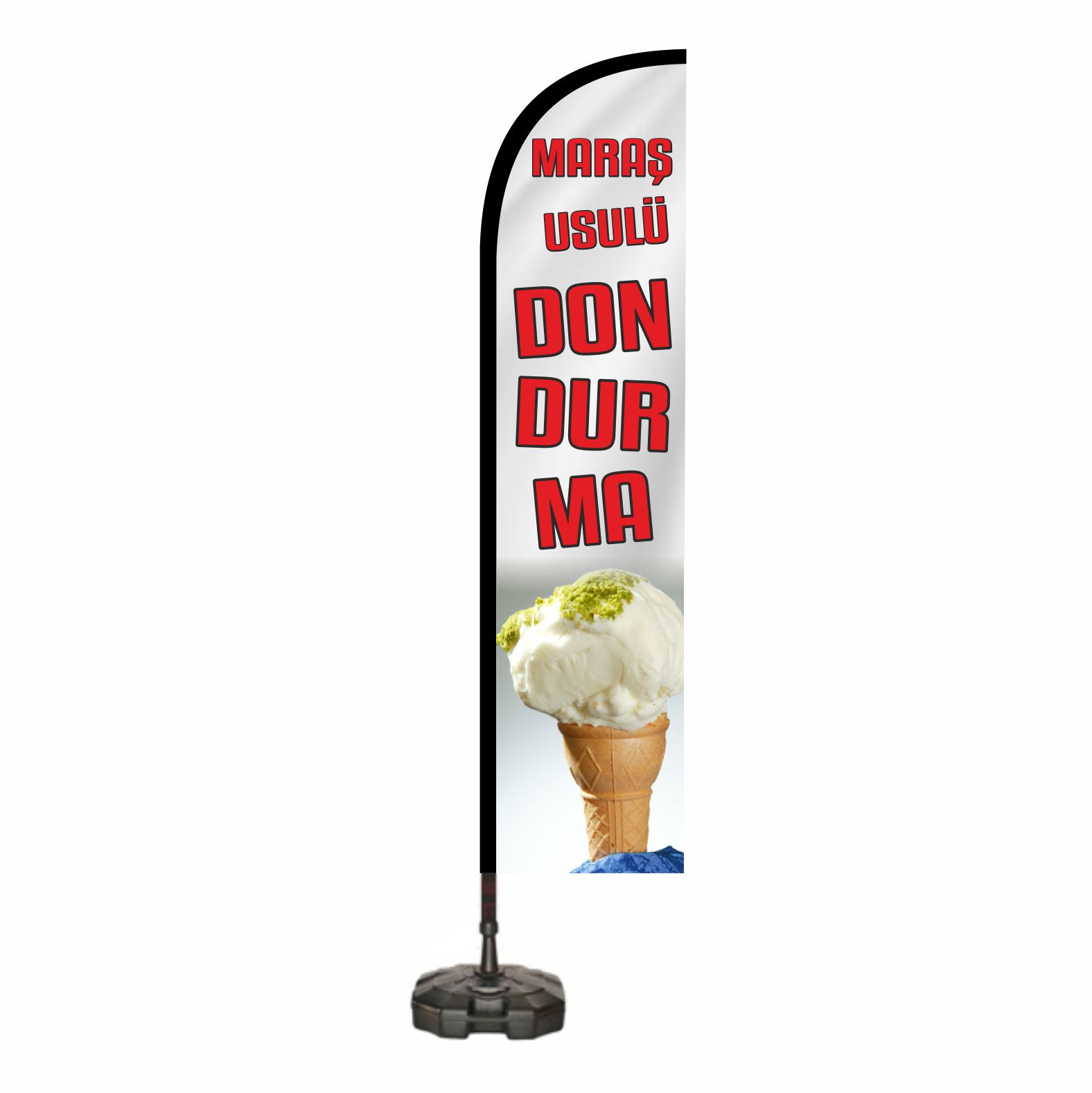 Mara Usul Dondurma Reklam Bayraklar