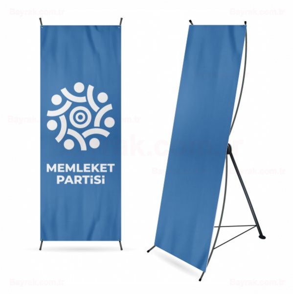 Mavi Memleket Partisi Dijital Bask X Banner