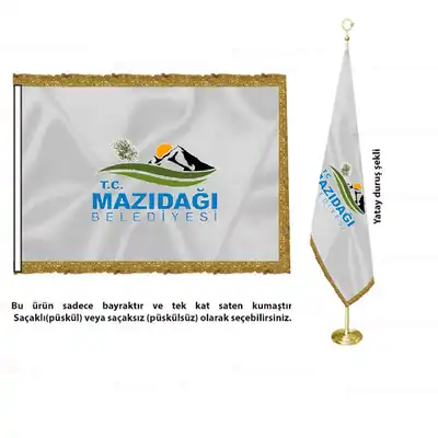 Mazda Belediyesi Saten Makam Bayra