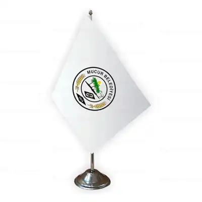 Mucur Belediyesi Tekli Masa Bayrağı