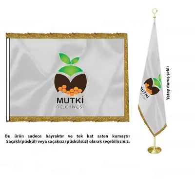 Mutki Belediyesi Saten Makam Bayrağı