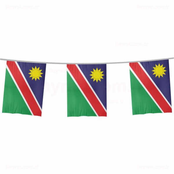 Namibya İpe Dizili Bayrak