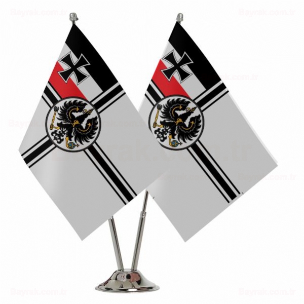 Nazi Alman mparatorluu Sava 2 li Masa Bayraklar