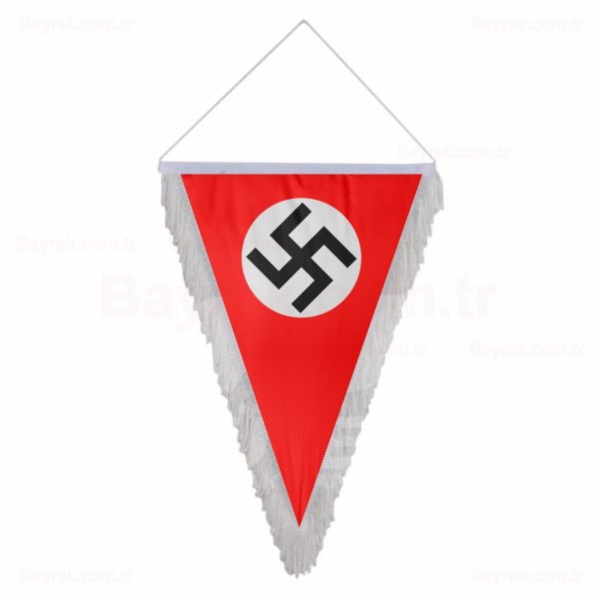 Nazi Almanyası Üçgen Saçaklı Bayrak