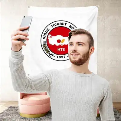 Nide Ticaret Borsas Arka Plan Selfie ekim Manzaralar