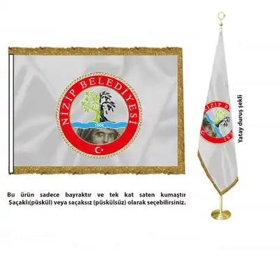 Nizip Belediyesi Saten Makam Bayrağı