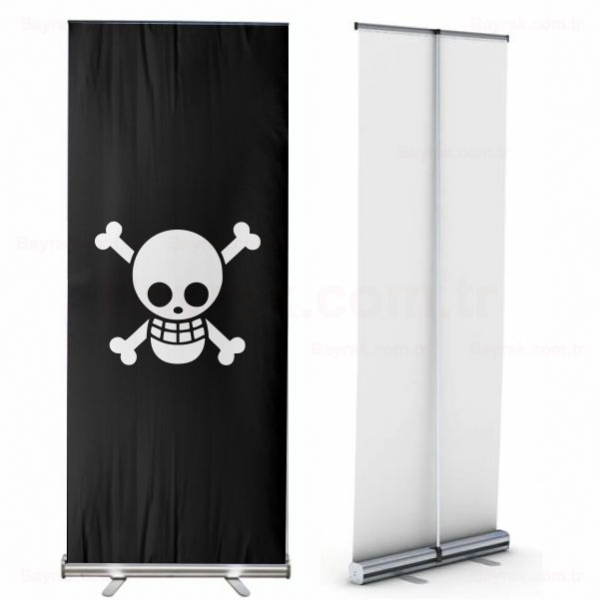 One Piece Jolly Roger Roll Up Banner