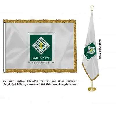 Osmaniye Belediyesi Saten Makam Bayra