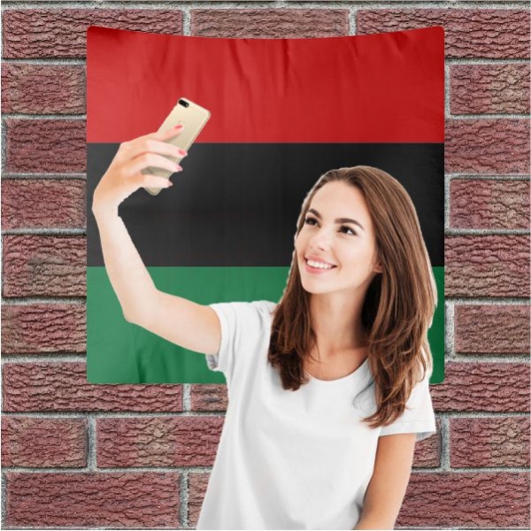 Pan Afrika Arka Plan Selfie ekim Manzaralar