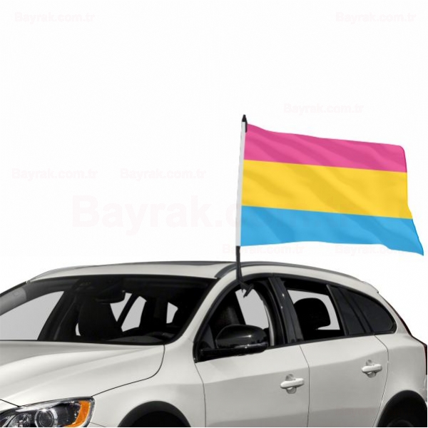 Pansexuality Pride zel Ara Konvoy Bayrak