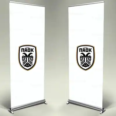 Paok Thessaloniki Roll Up Banner
