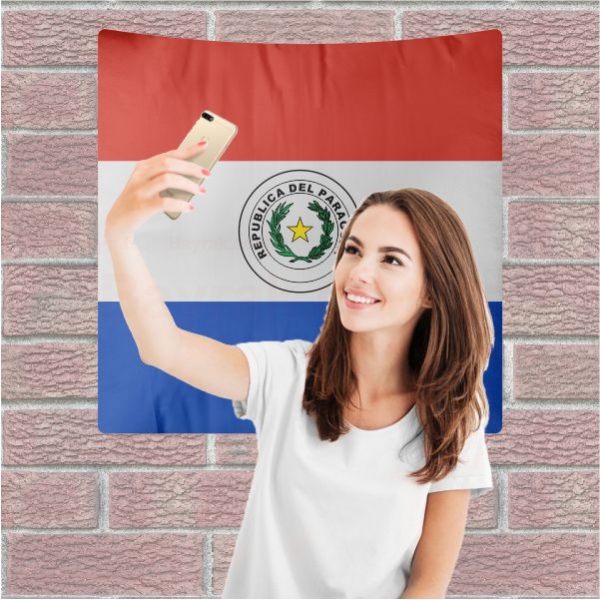 Paraguay Arka Plan Selfie ekim Manzaralar