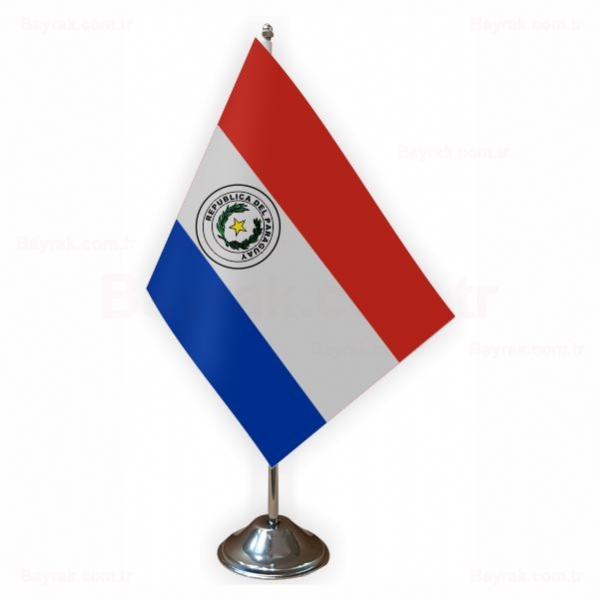 Paraguay Tekli Masa Bayrak