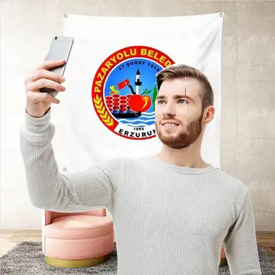 Pazaryolu Belediyesi Arka Plan Selfie ekim Manzaralar