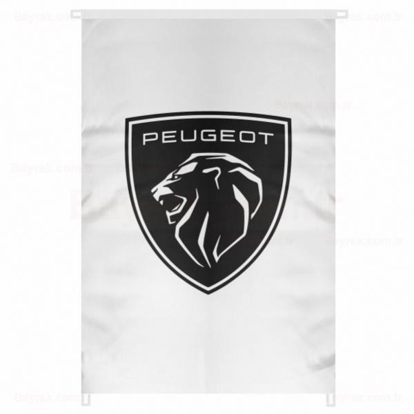 Peugeot Beyaz Bina Boyu Bayrak