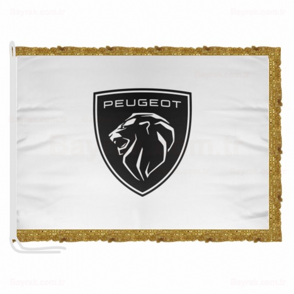 Peugeot Beyaz Saten Makam Bayrak