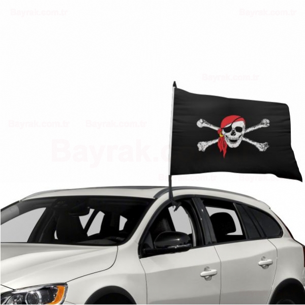 Pirate Bandana zel Ara Konvoy Bayrak