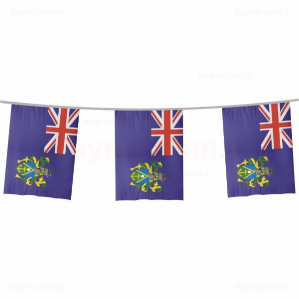 Pitcairn Adaları İpe Dizili Bayrak