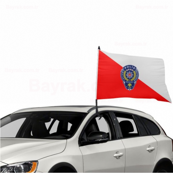 Polis zel Ara Konvoy Bayrak