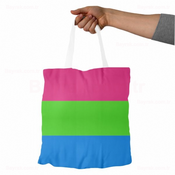 Polysexuality Pride Bez Baskl Bez antalar