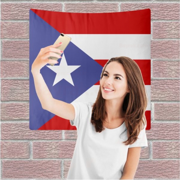 Porto Riko Arka Plan Selfie ekim Manzaralar