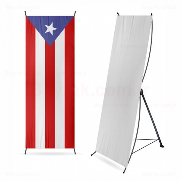 Porto Riko Dijital Baskı X Banner
