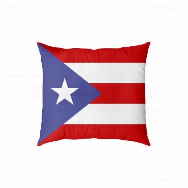 Porto Riko Dijital Baskılı Yastık Kılıfı