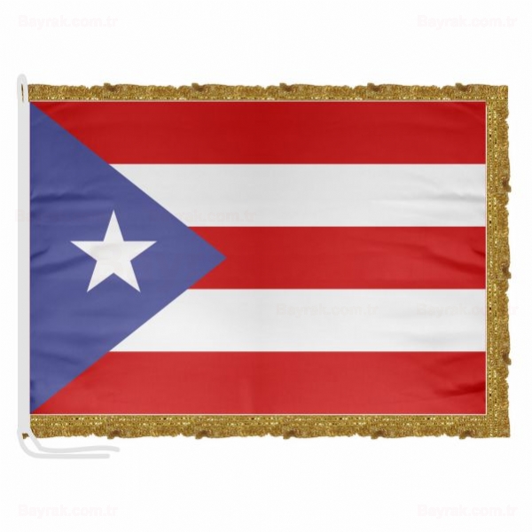 Porto Riko Saten Makam Bayrak