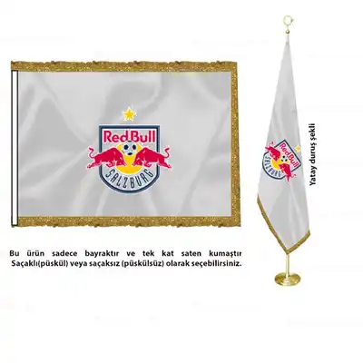 Red Bull Salzburg Saten Makam Bayrak
