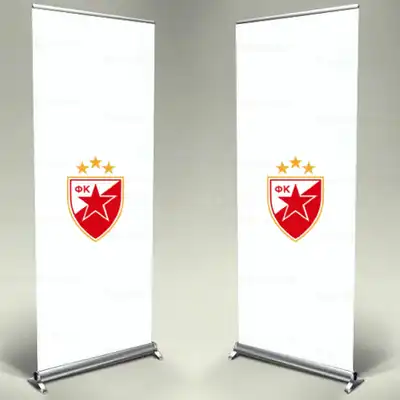 Red Star Belgrade Roll Up Banner
