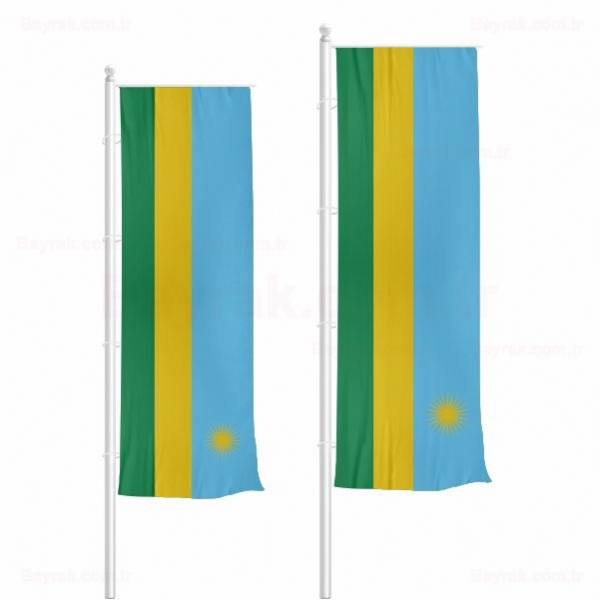 Ruanda Dikey Çekilen Bayrak