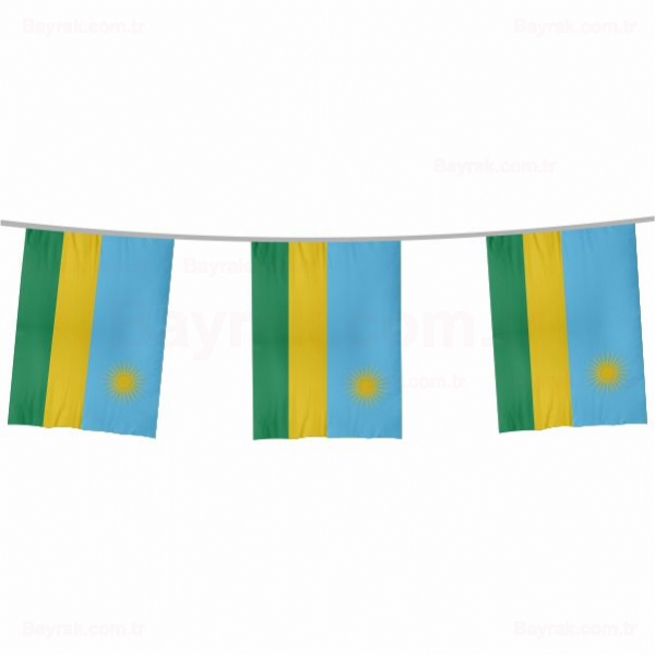 Ruanda İpe Dizili Bayrak