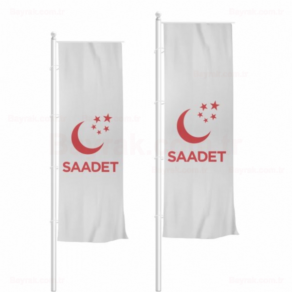 Saadet Partisi Dikey ekilen Bayrak