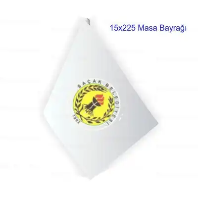 Saçak Belediyesi Masa Bayrağı