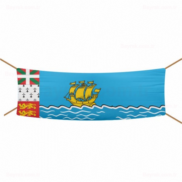 Saint Pierre ve Miquelon Afi ve Pankartlar