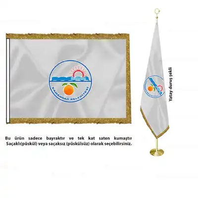 Samandağ Belediyesi Saten Makam Bayrağı