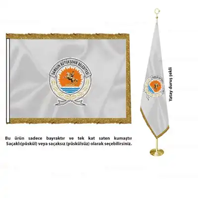 Samsun Bykehir Belediyesi Saten Makam Bayra