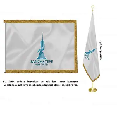 Sancaktepe Belediyesi Saten Makam Bayrağı