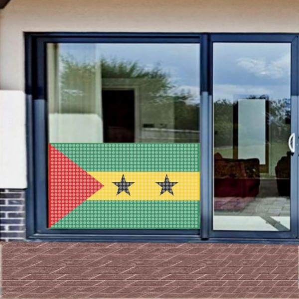 Sao Tome ve Principe One Way Vision Baskı