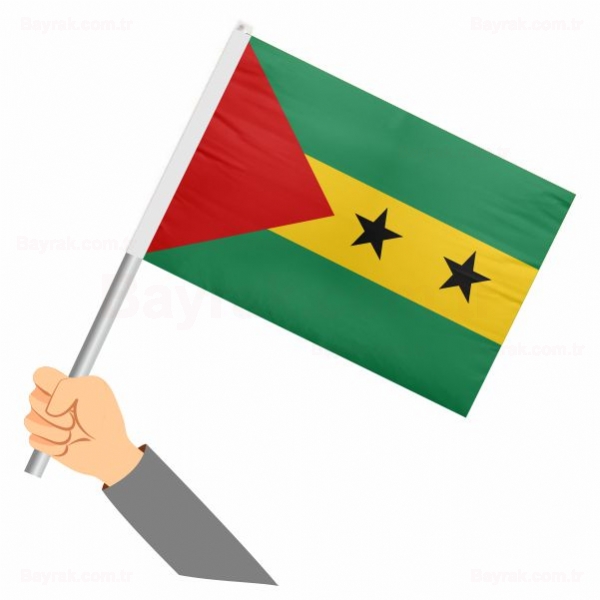 Sao Tome ve Principe Sopalı Bayrak